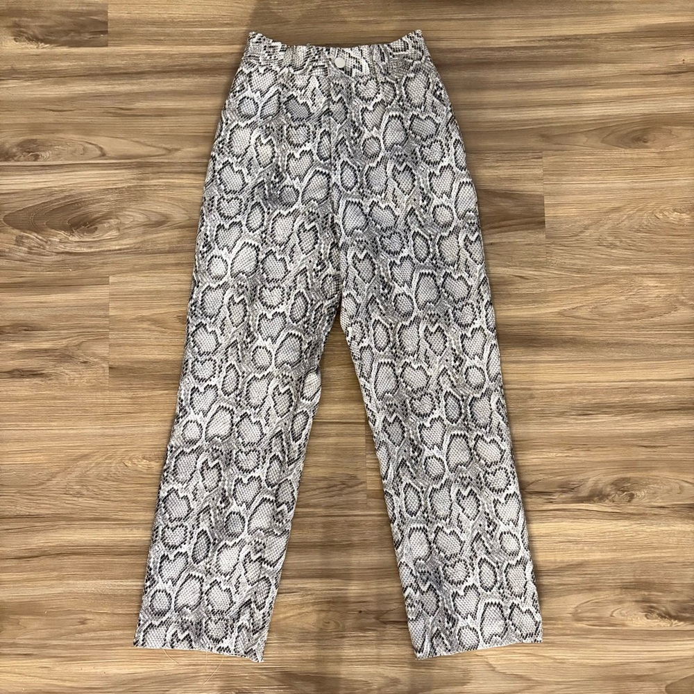 Tiger Mist Snakeskin Pants Y2K Baddie Grunge Aesthetic